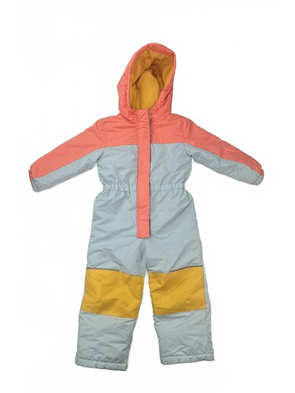 Swisstech Kids Colorblock Snowsuit Winter One-Piece Snow Bib, 4Y